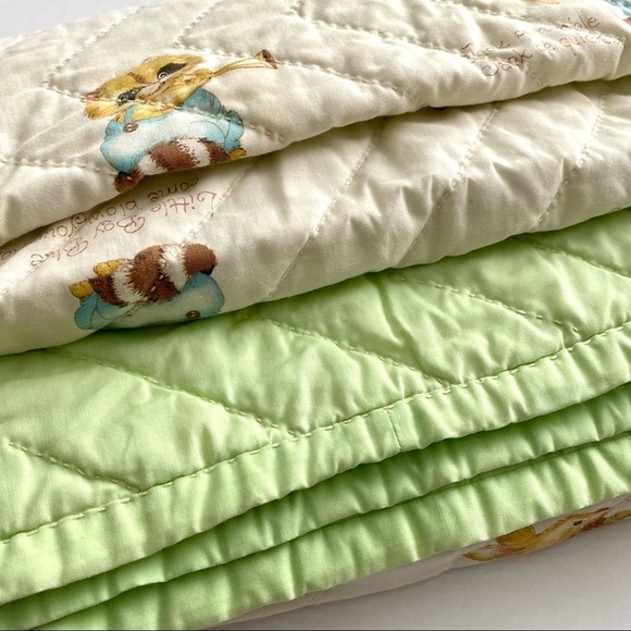 Vintage Handmade Quilted Blanket Twin Size 63x80 - Picture 12 of 12